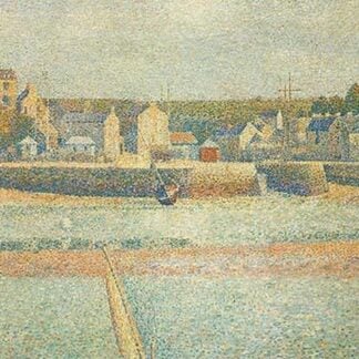The Port and the Quay at Bessin by Georges Seurat #4