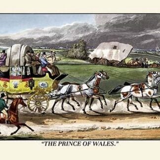 The Prince of Wales Rides on a Horse-Drawn Carriage by Henry Thomas Alken
