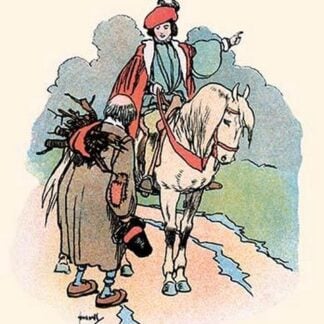 The Prince on His Way from Sleeping Beauty by John Hassall