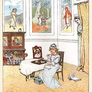 The Queen was in the Parlor eating Bread & Honey by Randolph Caldecott