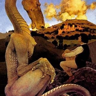The Reluctant Dragon by Maxfield Parrish