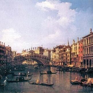 The Rialto Bridge by Canaletto