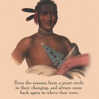The Seasons Form a Circle by Proverb Native American