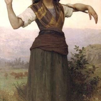 The Shepherdess by William Bouguereau
