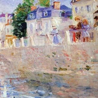 The Sky in Bougival by Berthe Morisot