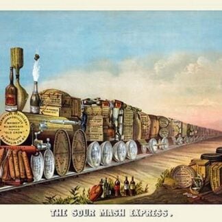 The Sour Mash Express by Shober & Carqueville Litho. Co.