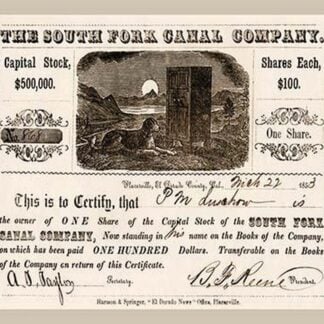 The South Fork Canal Company