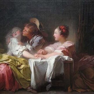 The Stolen Kiss by Jean Honor Fragonard