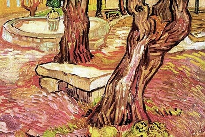 The Stone Bench in the Garden of Saint-Paul Hospital by Vincent van Gogh