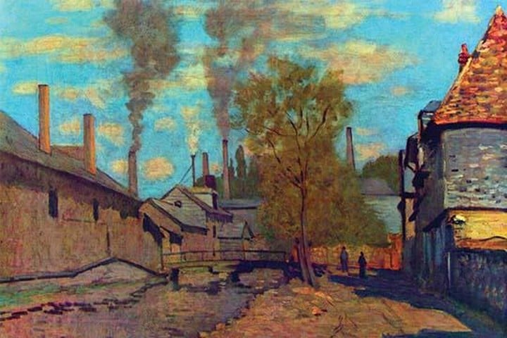 The Stream of Robec by Claude Monet