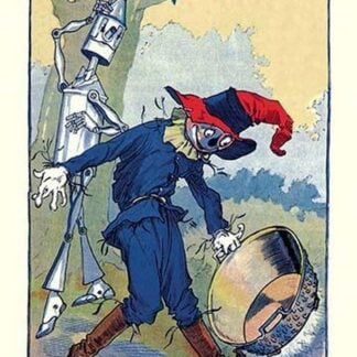 The Tin Man and Scarecrow by John R. Neill