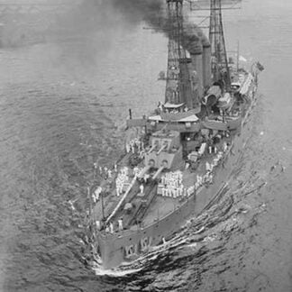 The USS Wyoming in the East River - A Bridge Too Tall