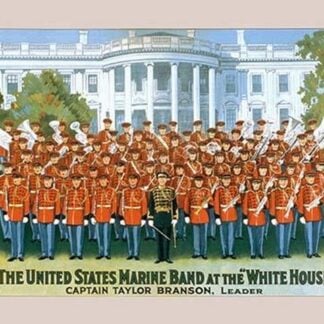 The United States Marine Band at the White House by W.L. Radcliffe