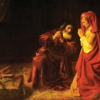 The Victims of Manoah by Rembrandt Van Rijn