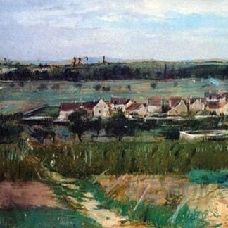 The Village by Berthe Morisot