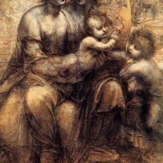 The Virgin and Child with St Anne and St John the Baptist by Leonardo da Vinci
