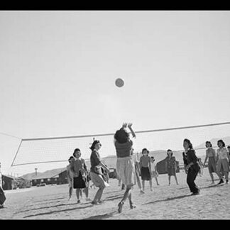 The Volley Ball Game by Ansel Adams