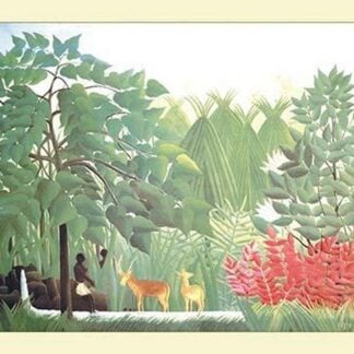 The Waterfall by Henri Rousseau