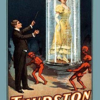 The Whirling Crystal Cage: Thurston Kellar's Successor by Strobridge Litho.