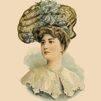 The Wicker Flowered Hat