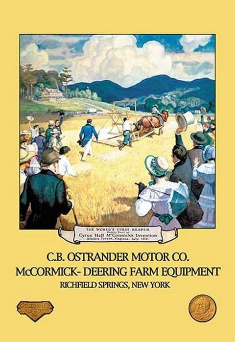 The World's First Reaper by N.C. Wyeth