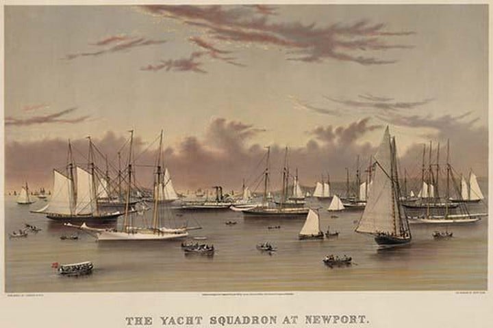 The Yacht squadron at Newport #2