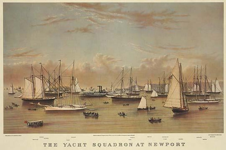 The Yacht squadron at Newport