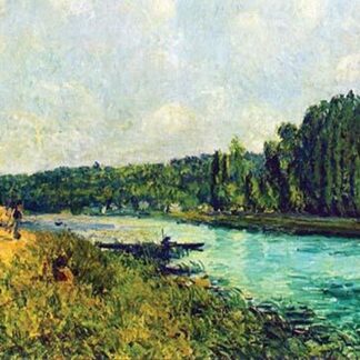 The banks of the Oise by Alfred Sisley