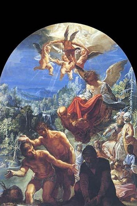 The baptism of Christ by Eisheimer