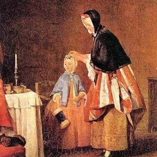 The morning toilet by Jean Chardin