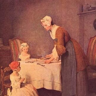 The table prayer by Jean Chardin