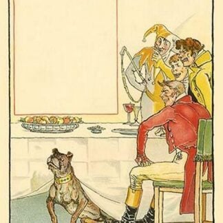 Then April Fool as all did fawned on May trying to get her attention on Sunday by Walter Crane