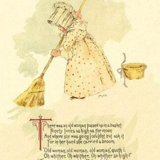 There Was an Old Woman Tossed Up in a Basket by Maud Humphrey