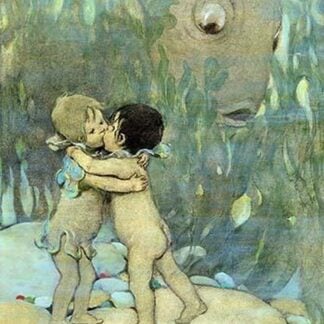 They hugged and kissed each other for ever so long by Jesse Willcox Smith