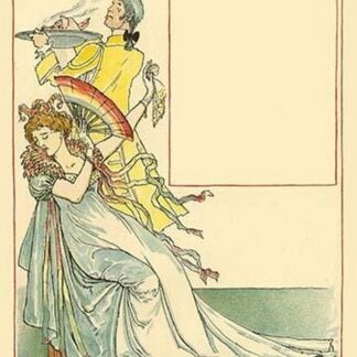 Thinking that January was a cannibal eating a human head. The head was removed from the table but she had a difficult time recovering from her nausea at seeing such a sight. by Walter Crane