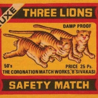 Three Lions Safety Match