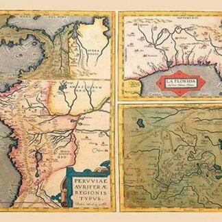Three Maps by Abraham Ortelius