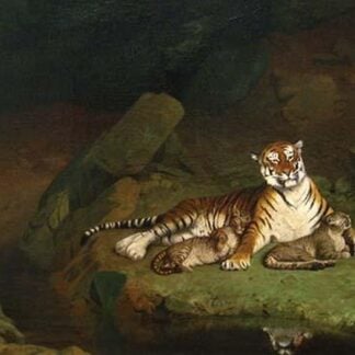 Tiger & Cubs by Jean Leon Gerome