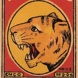 Tiger Head Safety Matches