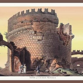 Tomb of Cecilia Metella by M. DuBourg