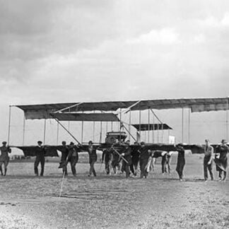 Towing a downed plane