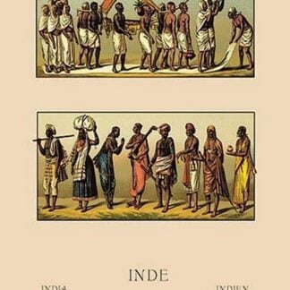 Traditional Indian Costume by Auguste Racinet