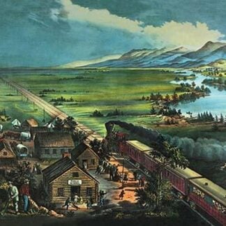 Trains Opening the Great American Plains