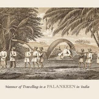 Travelling in a Palankeen by Baron de Montalemert