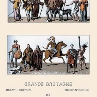 Tribes of Great Britain by Auguste Racinet
