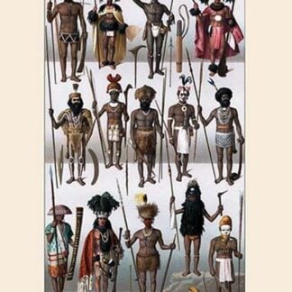 Tribes of Oceania by Auguste Racinet