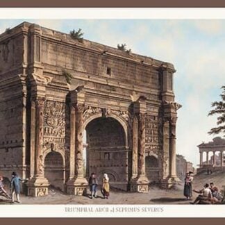 Triumphal Arch of Septimus Severus by M. DuBourg