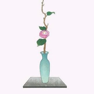 Tsubaki (Camellia Japonica) in a Tsubo by Josiah Conder