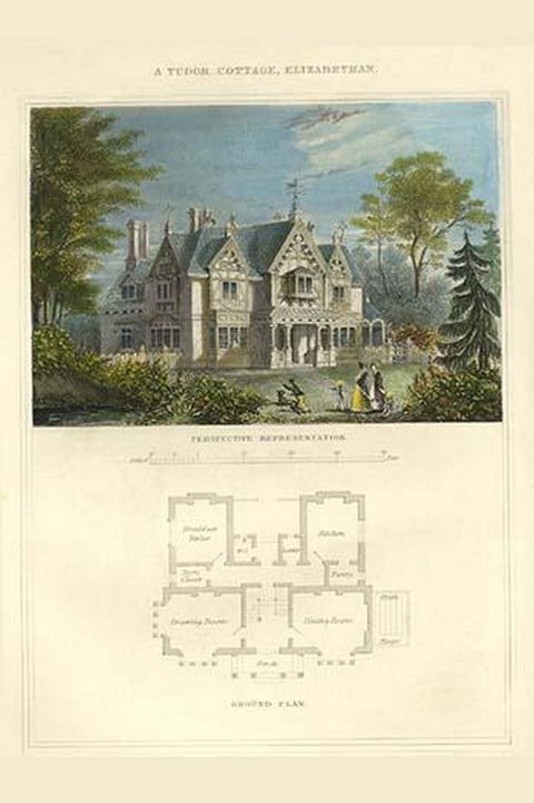 Tudor Elizabethan Cottage by Richard Brown
