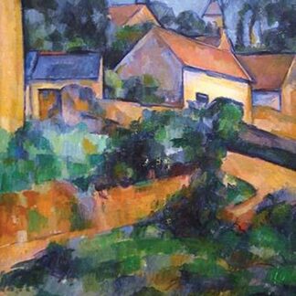 Turning Road at Montgeroult by Paul Cezanne